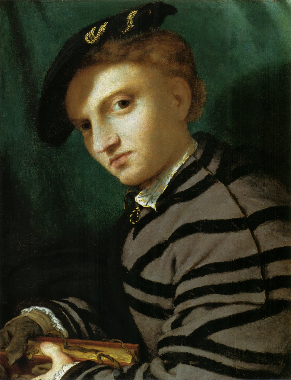 Egy fiatalember portréja könyvvel alkotó: Lorenzo Lotto