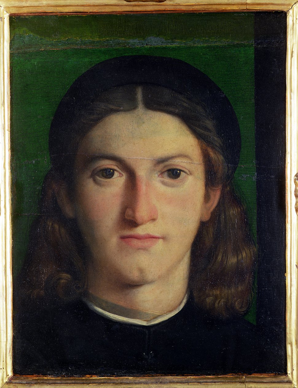Egy fiatalember portréja, 1505 körül alkotó: Lorenzo Lotto