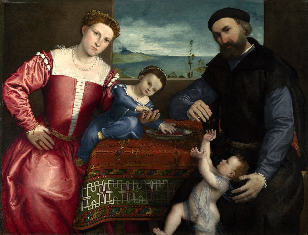 Volta család alkotó: Lorenzo Lotto