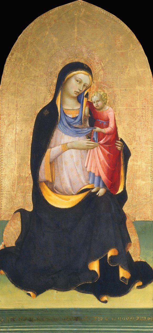 Az alázatosság Madonnája alkotó: Lorenzo Monaco