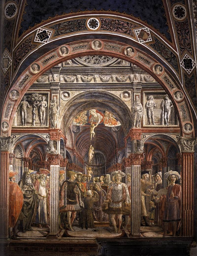 A Santa Maria della Scala Spedale alapítása alkotó: Lorenzo di Pietro Vecchietta
