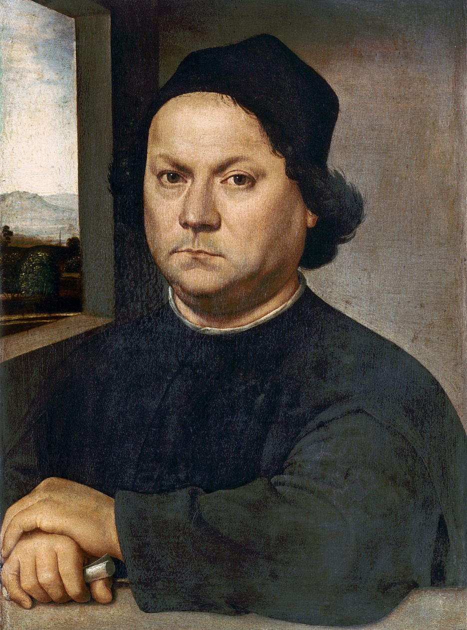 A portré feltehetően Andrea del Verrocchio alkotó: Lorenzo di Credi