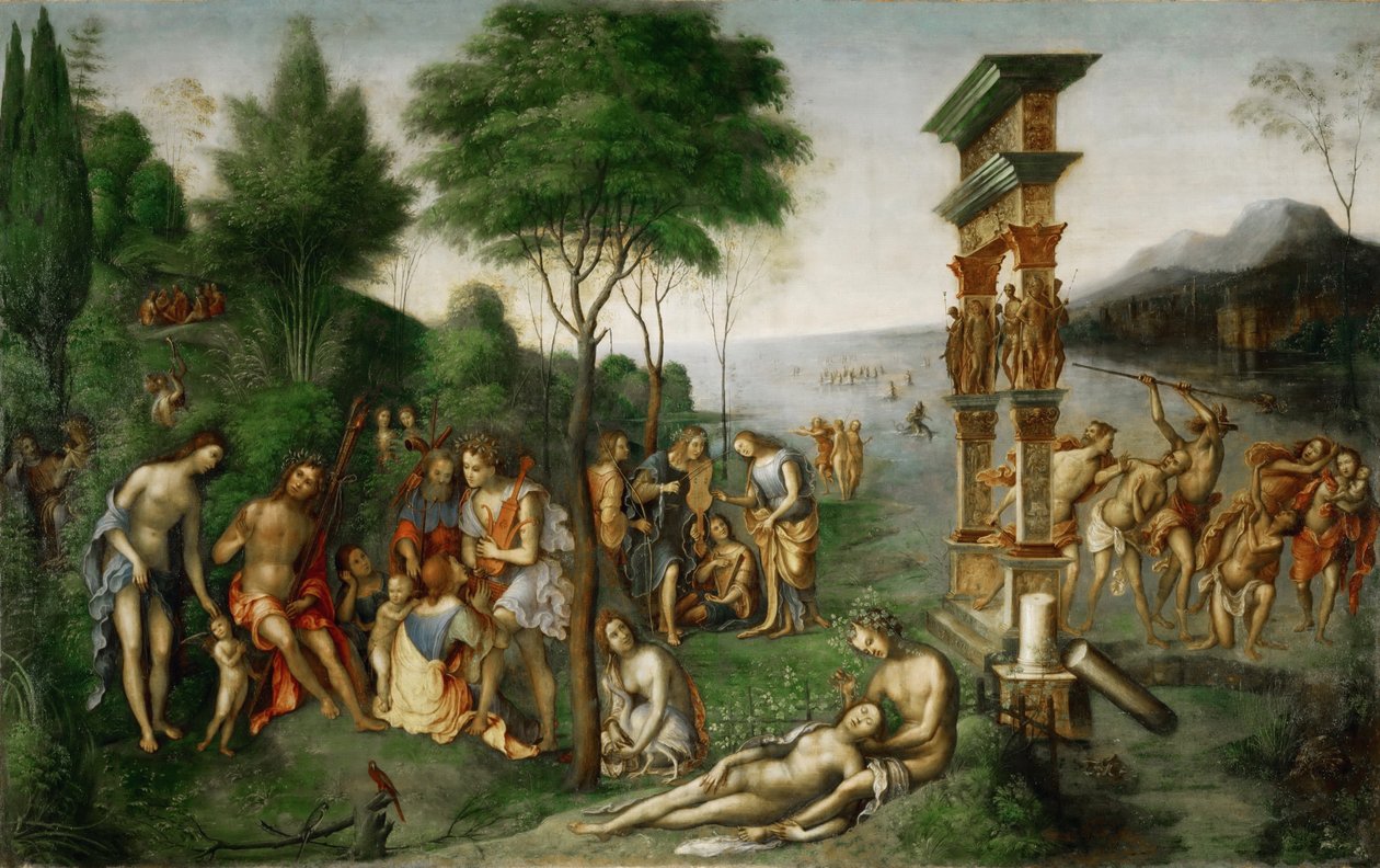 Comus uralkodása alkotó: Lorenzo Costa
