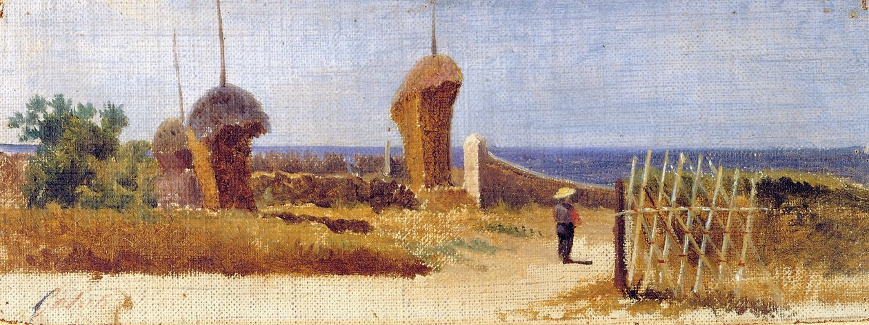 Castiglioncello, 1862-63 körül (olaj, vászon, karton) alkotó: Lorenzo Gelati