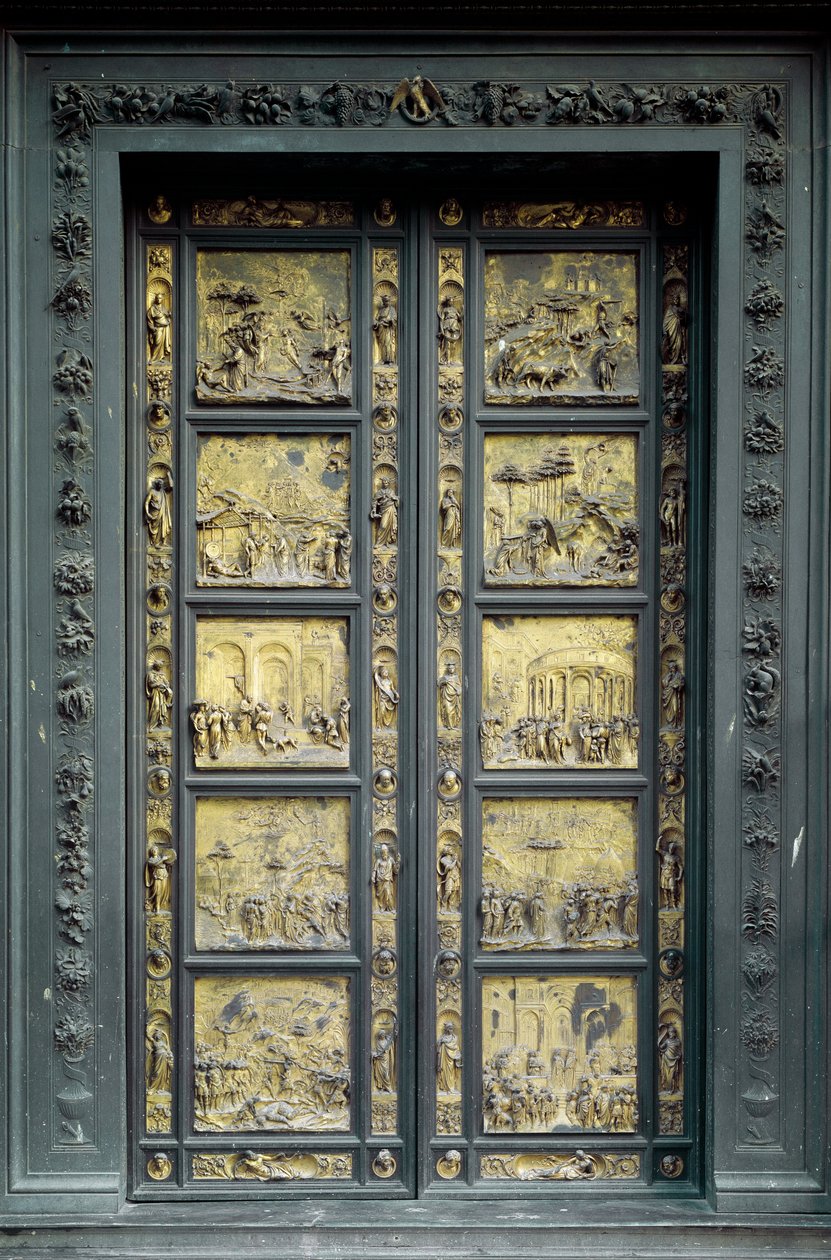 A Paradicsom Kapuja, megvalósította Ghiberti Lorenzo (1378-1443) alkotó: Lorenzo Ghiberti