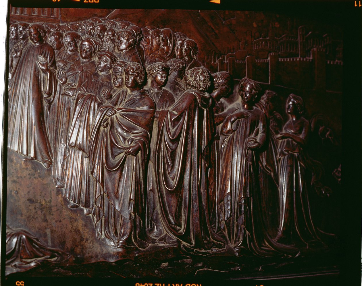 Szent Zenobius kegyhely, tömeg részlete, 97641 1432-5 bronz részlete alkotó: Lorenzo Ghiberti