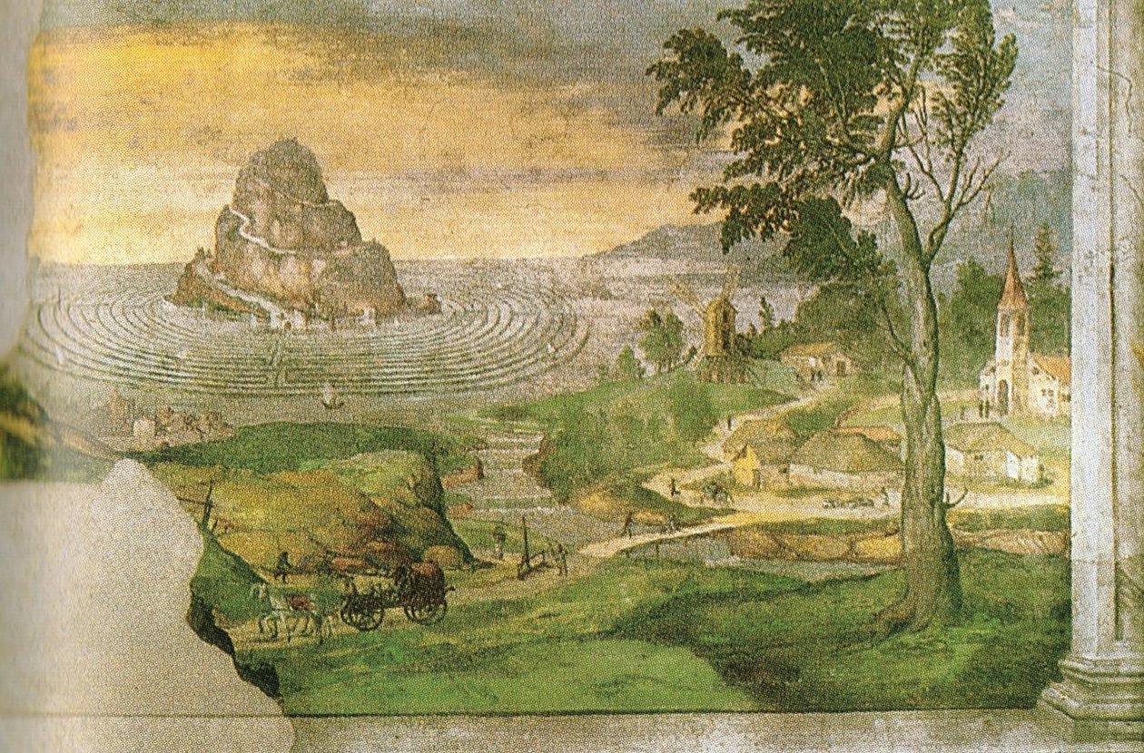 Olympus, labirintussal körülvéve... alkotó: Lorenzo Leonbruno
