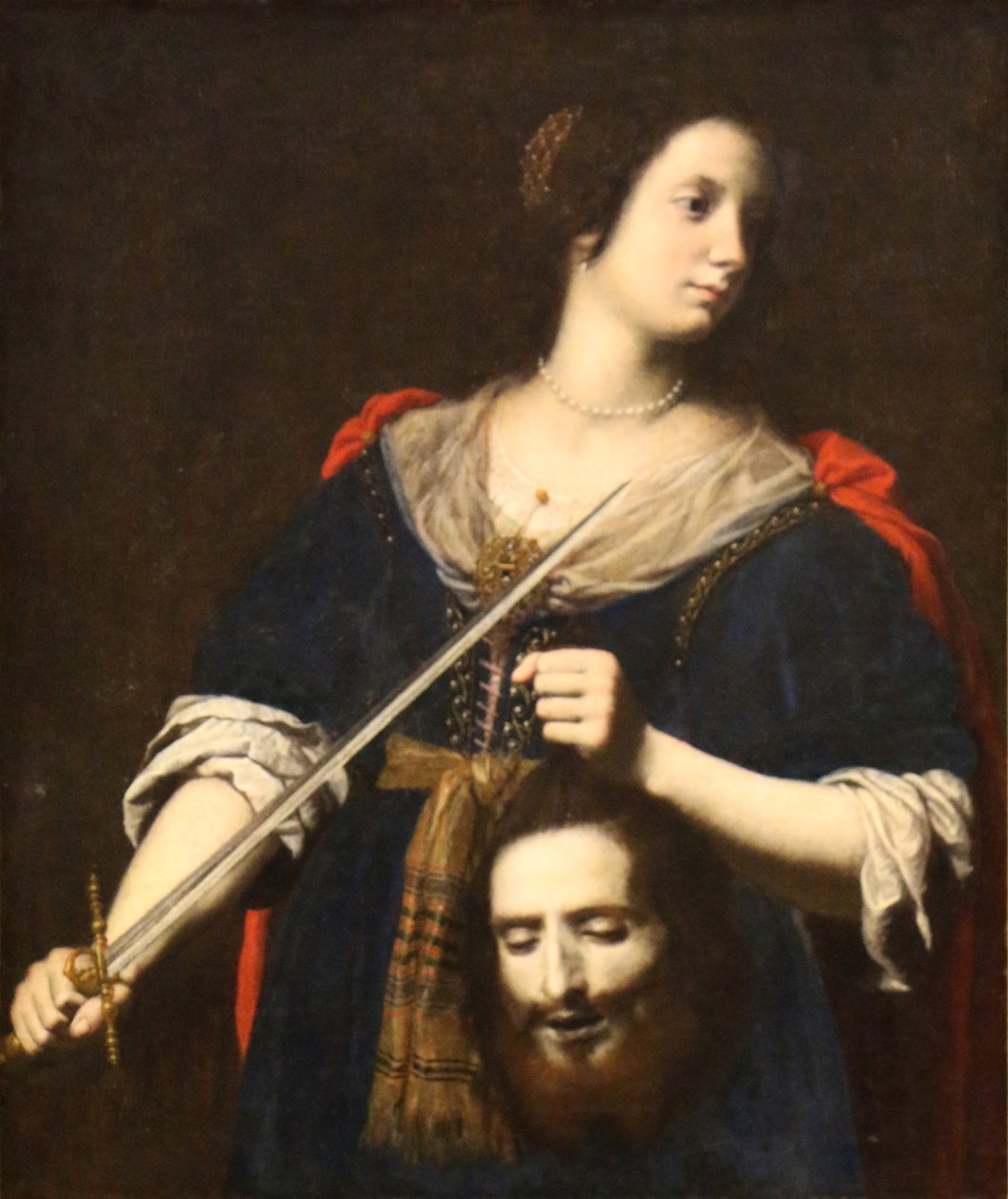 Judit tartja Holofernész fejét. alkotó: Lorenzo Lippi