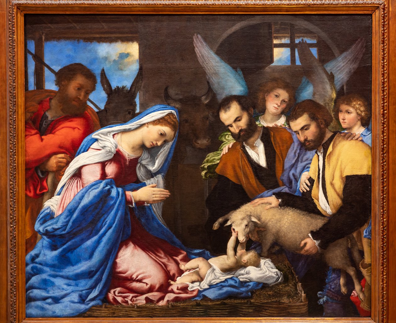 A Pásztorok imádata alkotó: Lorenzo Lotto