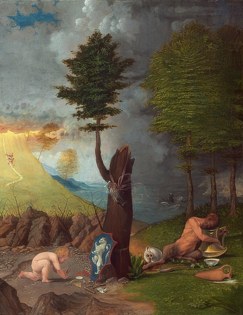 Az erény és a bűn allegóriája. 1505 alkotó: Lorenzo Lotto