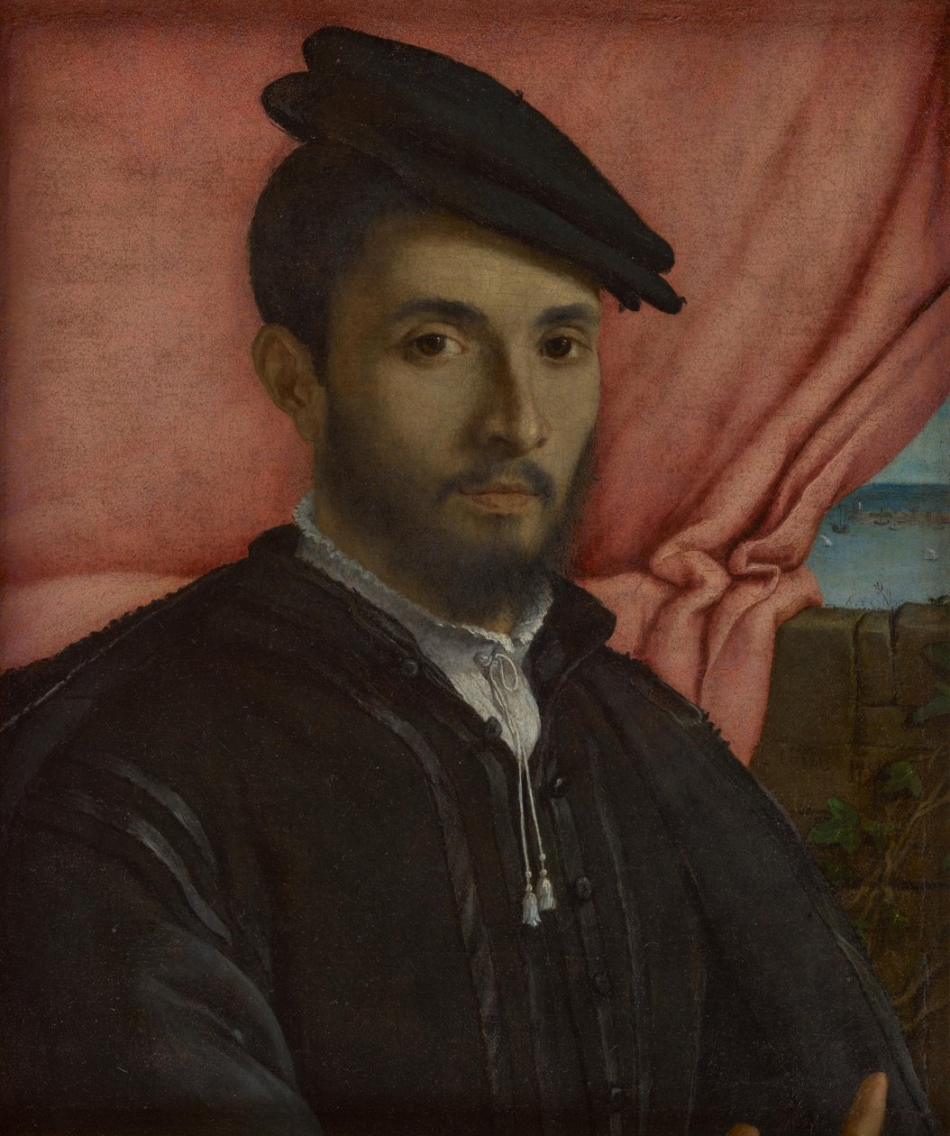 Fiatal férfi portréja alkotó: Lorenzo Lotto