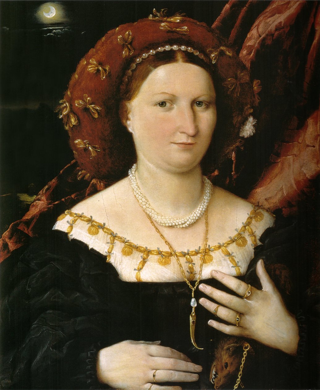 Lucina Brembati portréja alkotó: Lorenzo Lotto