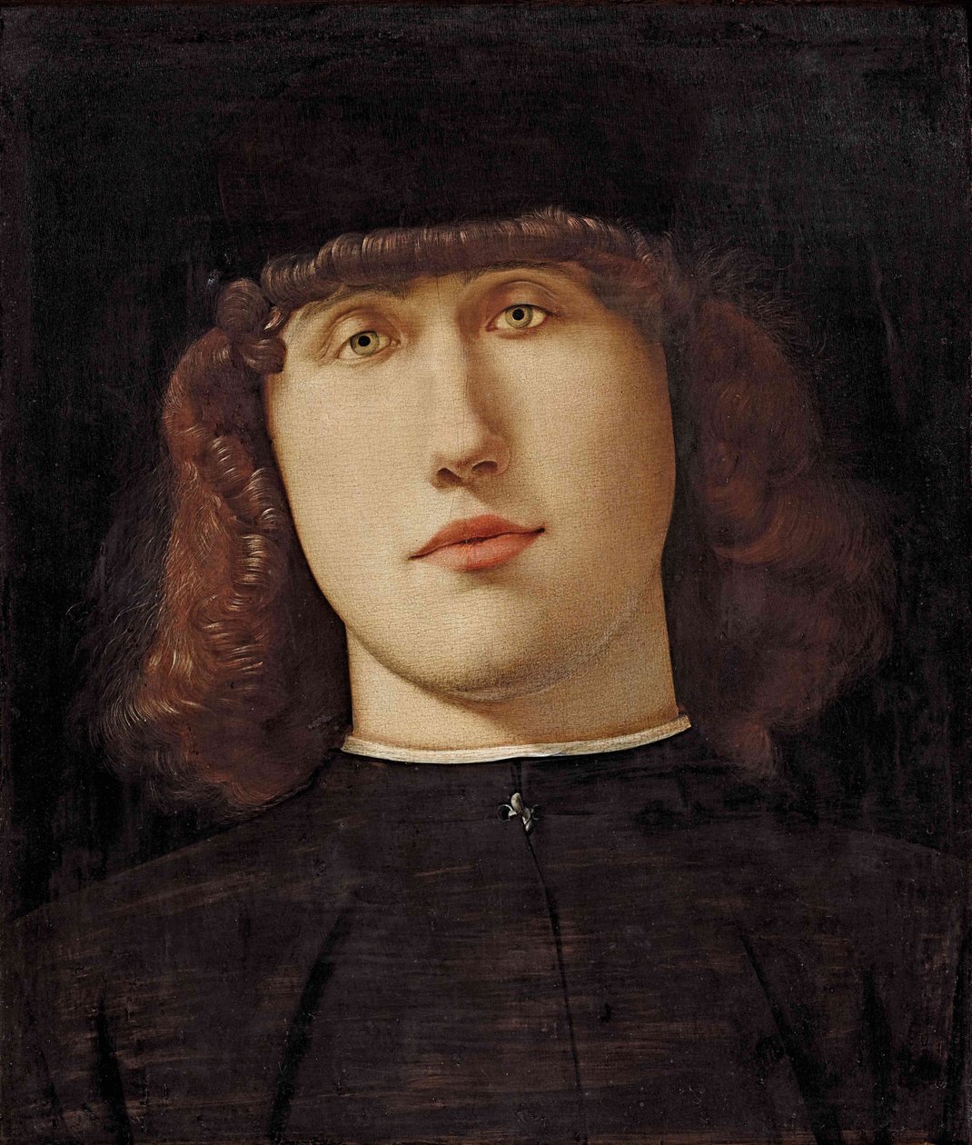 Fiatal férfi portréja, 1500. alkotó: Lorenzo Lotto