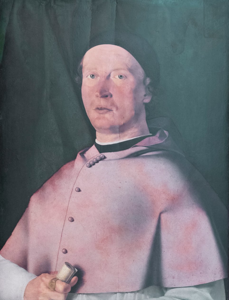 Bernardo de Rossi püspök portréja alkotó: Lorenzo Lotto