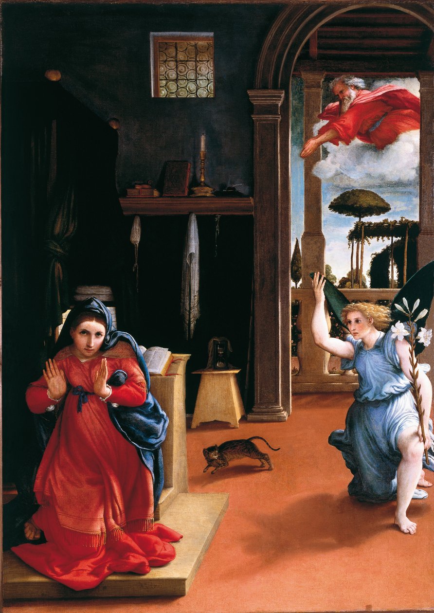 Recanati Hírmondó alkotó: Lorenzo Lotto