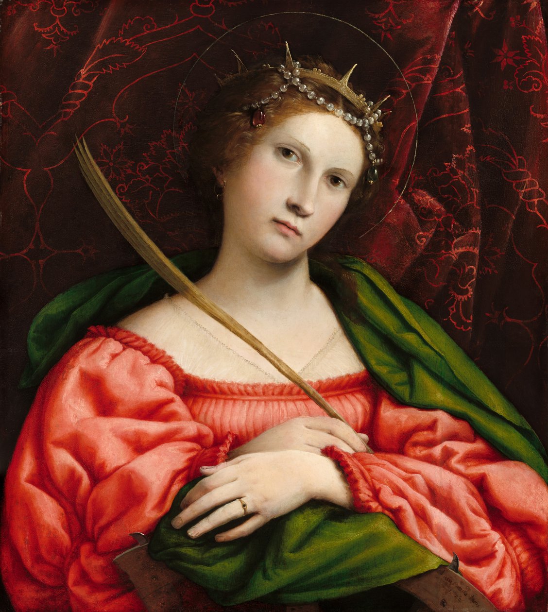 Szent Katalin, 1522. alkotó: Lorenzo Lotto