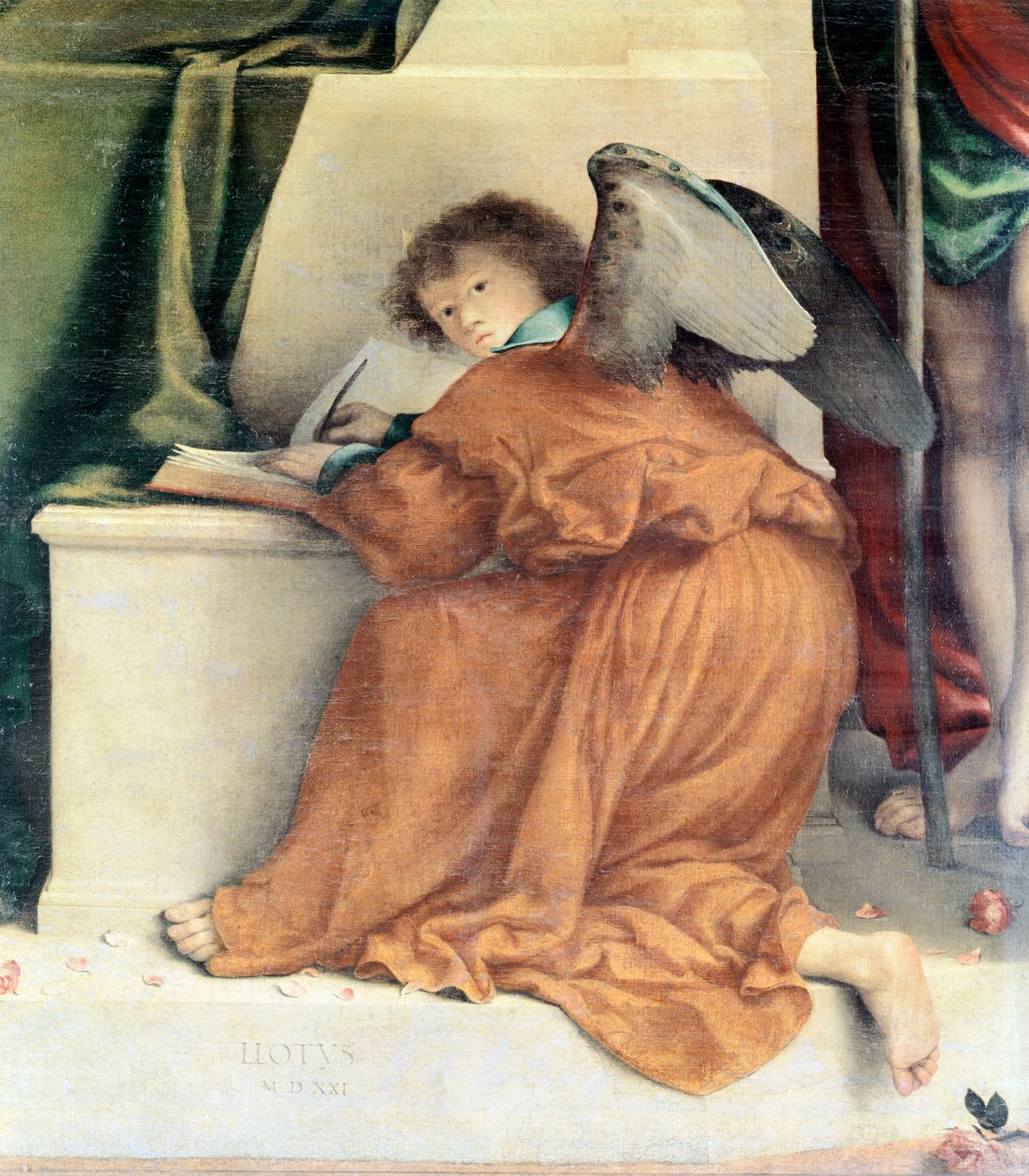 San Bernardino oltárkép alkotó: Lorenzo Lotto