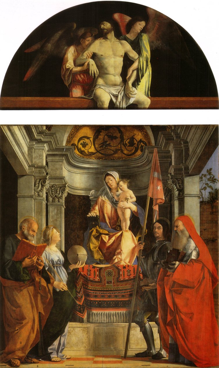 Santa Cristina al Tiverone oltárkép alkotó: Lorenzo Lotto