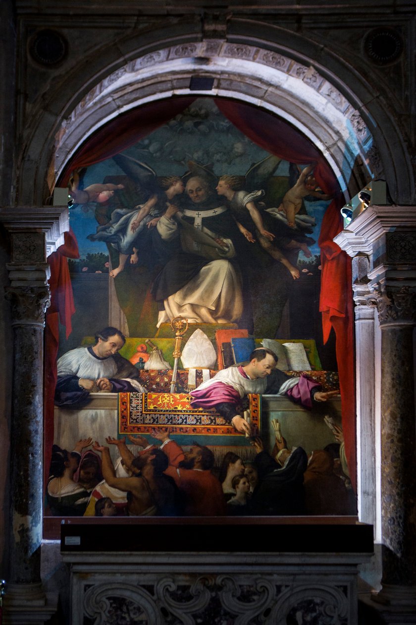 St. Antonino adomány alkotó: Lorenzo Lotto