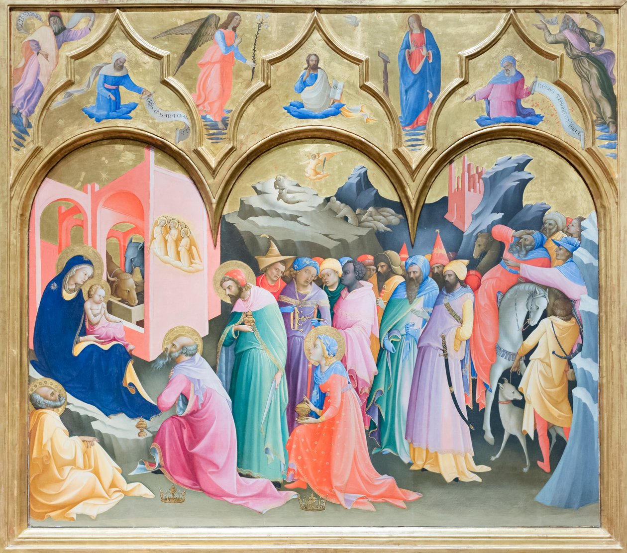 A mágusok imádása alkotó: Lorenzo Monaco