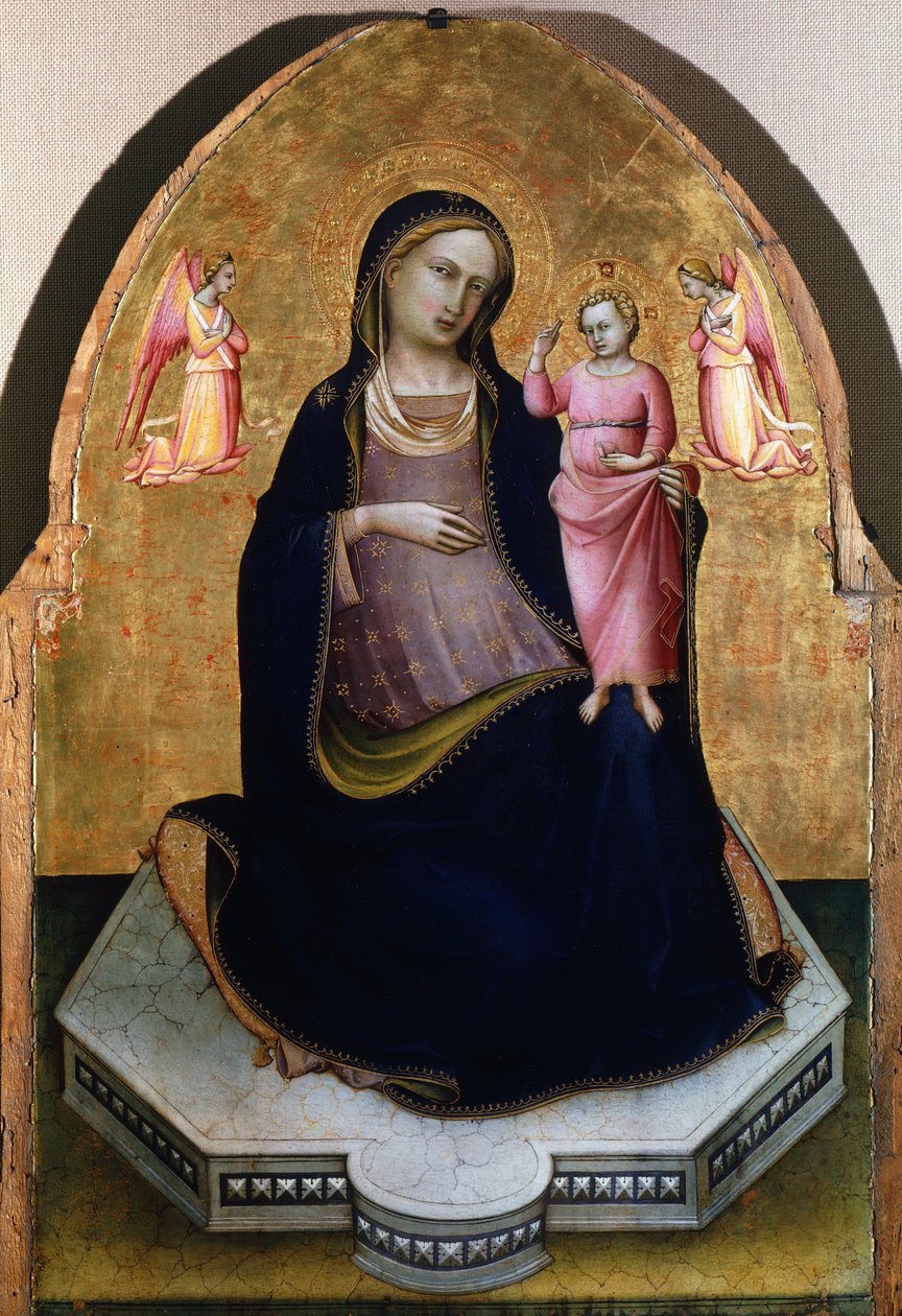 Az alázatosság Madonnája (festmény) alkotó: Lorenzo Monaco