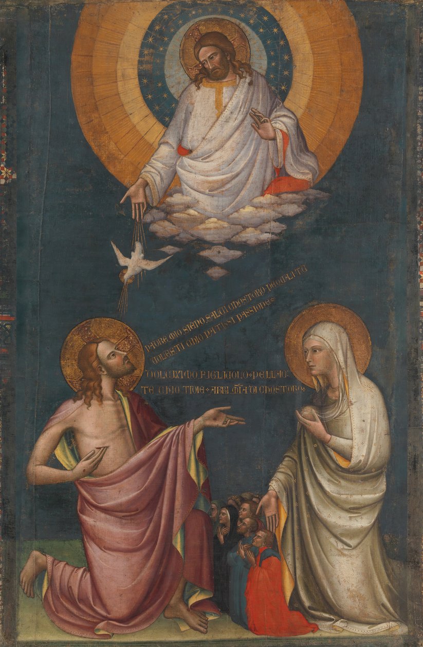 Krisztus és a Szűzanya közbenjárása, 1402 előtt. alkotó: Lorenzo Monaco