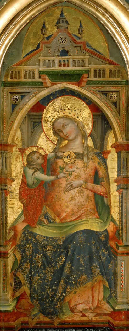 Madonna és gyermeke, 1372. alkotó: Lorenzo Veneziano
