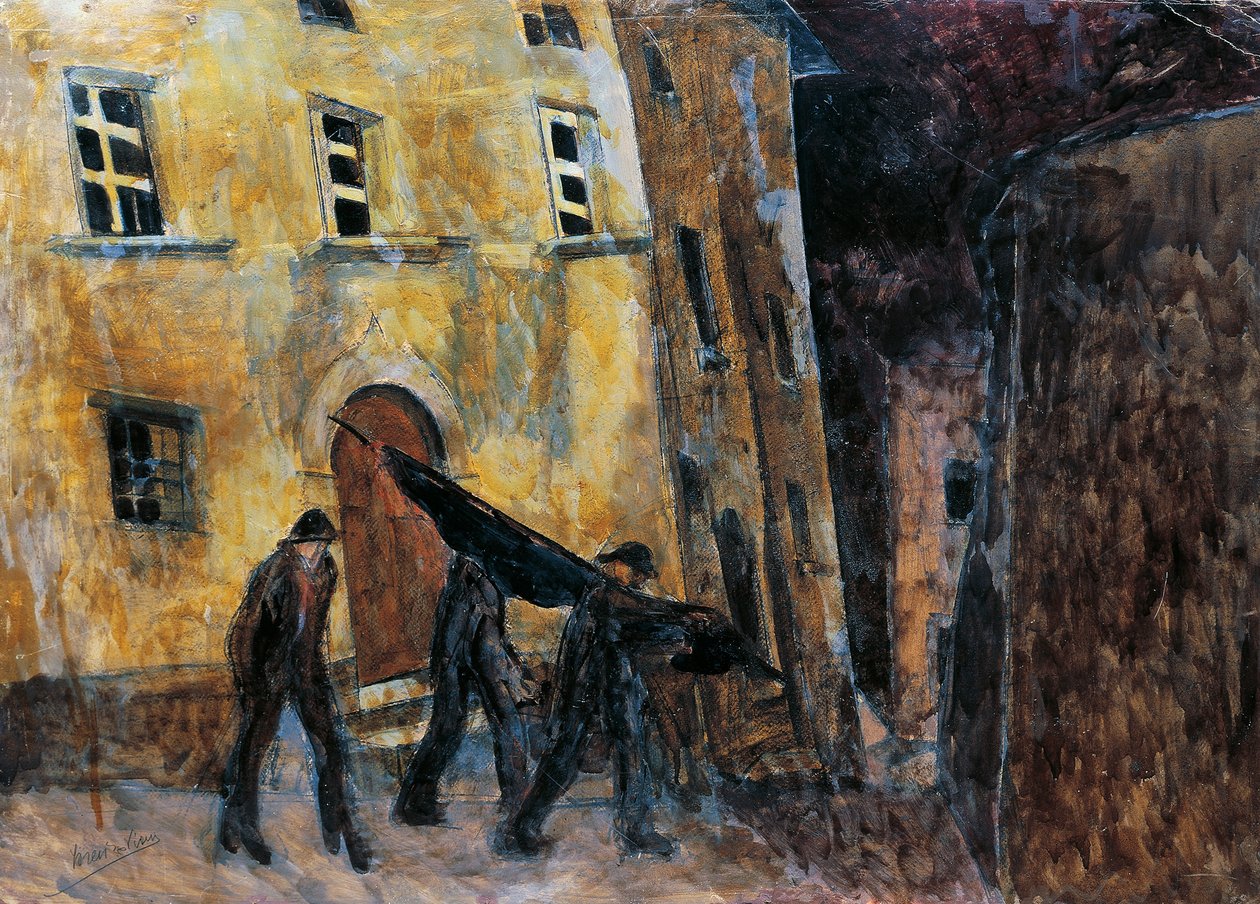 Egy anarchista temetése alkotó: Lorenzo Viani