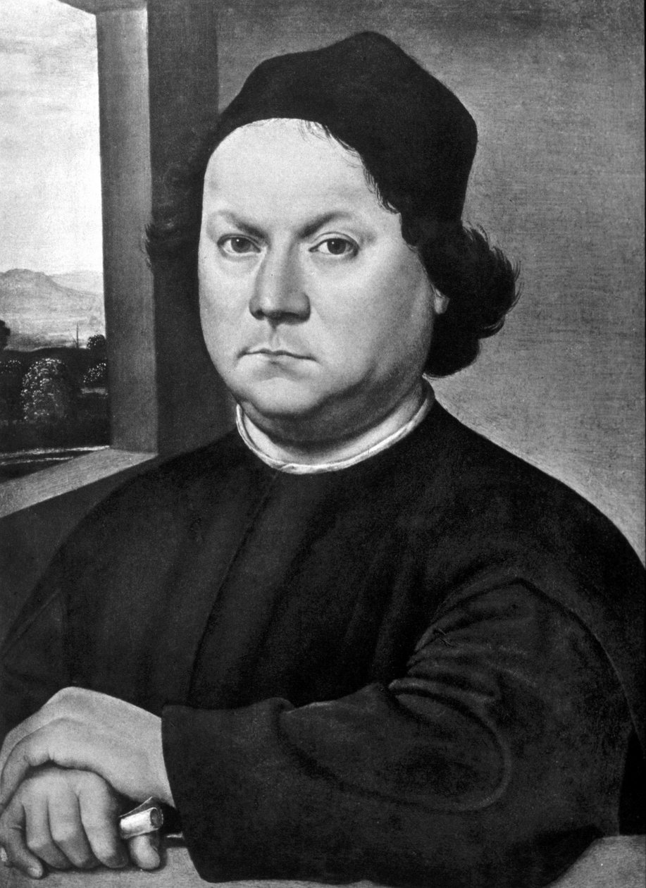 Andrea del Verrocchio portréja Lorenzo di Credivel. 1485 környékén. Musee des Offices, Firenze alkotó: Lorenzo di Credi