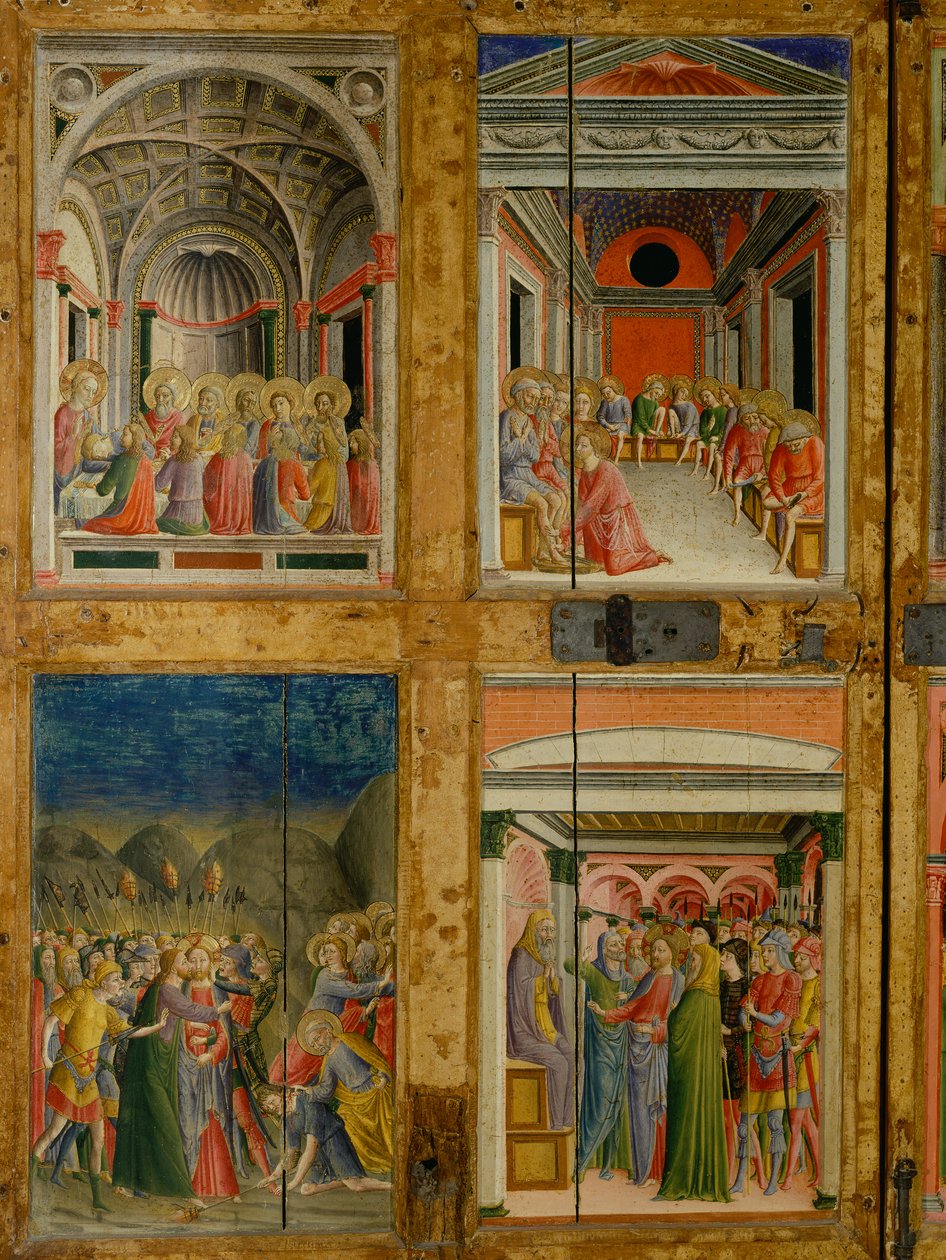 Reliquary of the doors of Santa Maria della Scala. inner panel alkotó: Lorenzo di Pietro Vecchietta