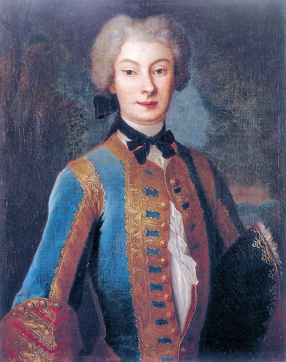Anna Orzelska lovas szokásban alkotó: Louis de Silvestre