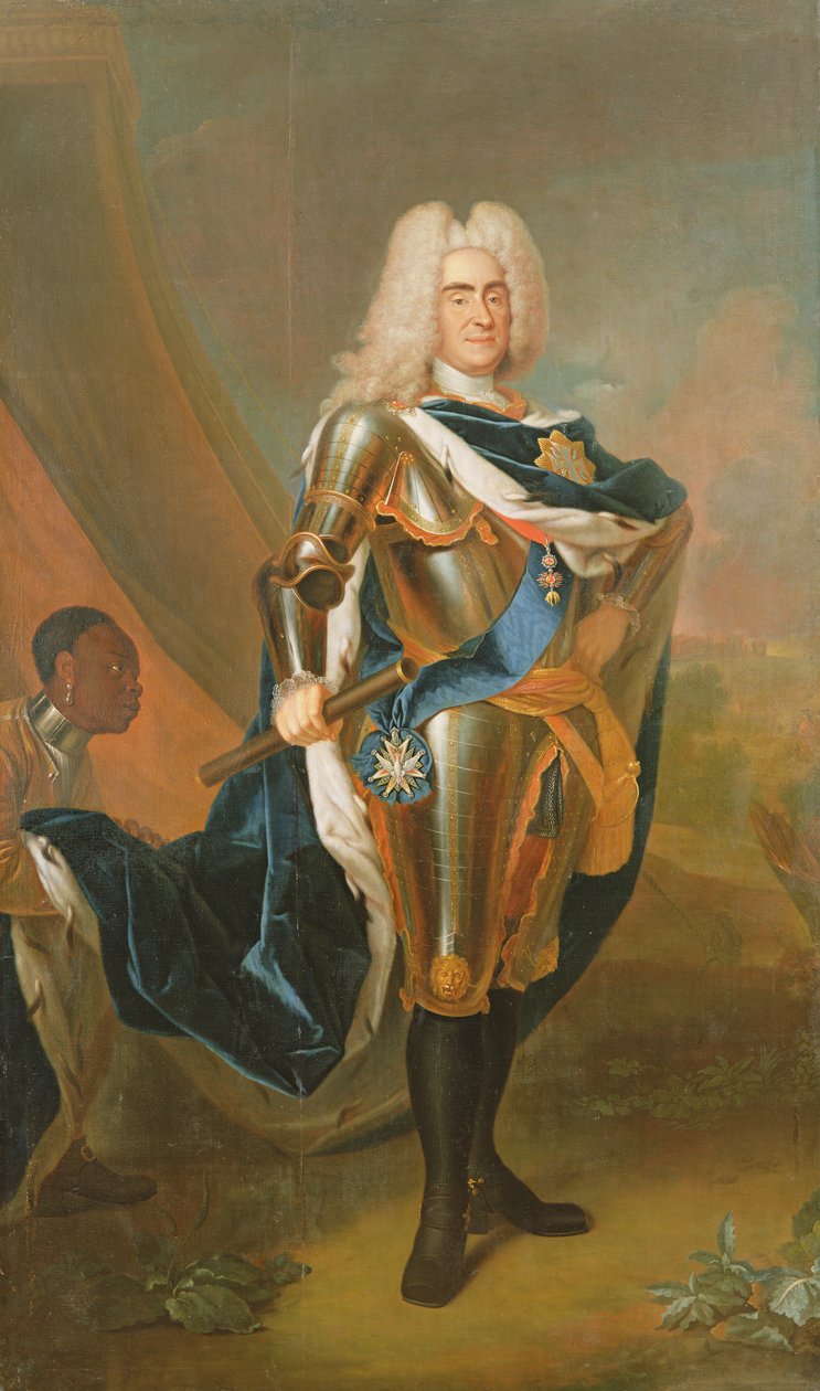 Augustus lengyel király, 1730 előtt alkotó: Louis de Silvestre