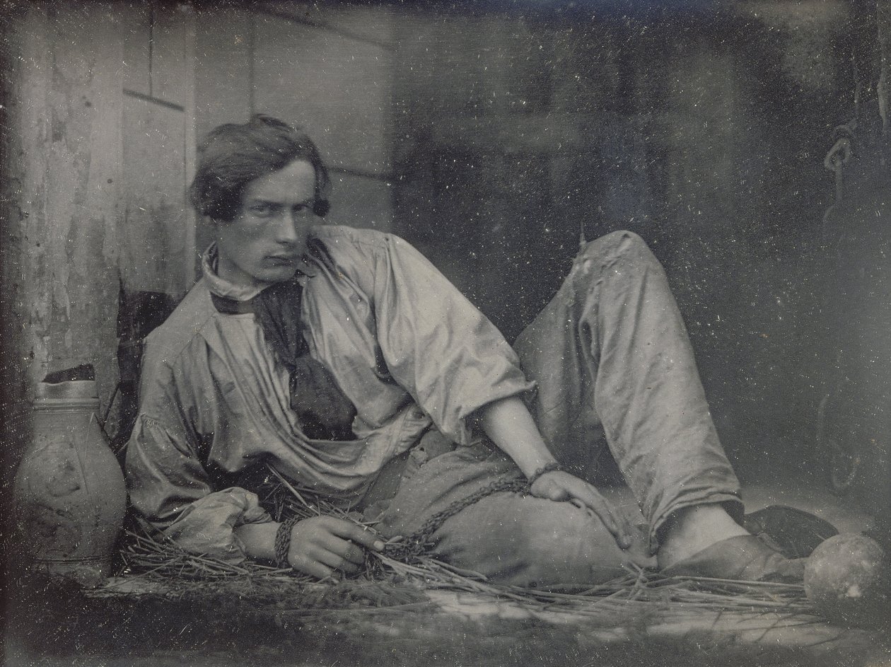 Louis Dodier mint fogoly, 1847 alkotó: Louis Adolphe Humbert de Molard