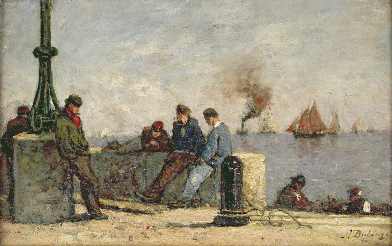 Tengerészek alkotó: Louis Alexandre Dubourg