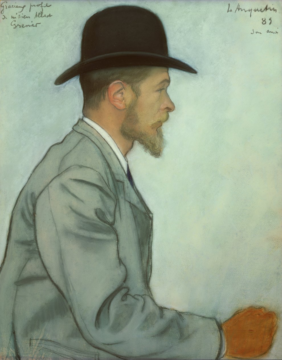 Albert Anquetin, 1885 (pasztell) alkotó: Louis Anquetin