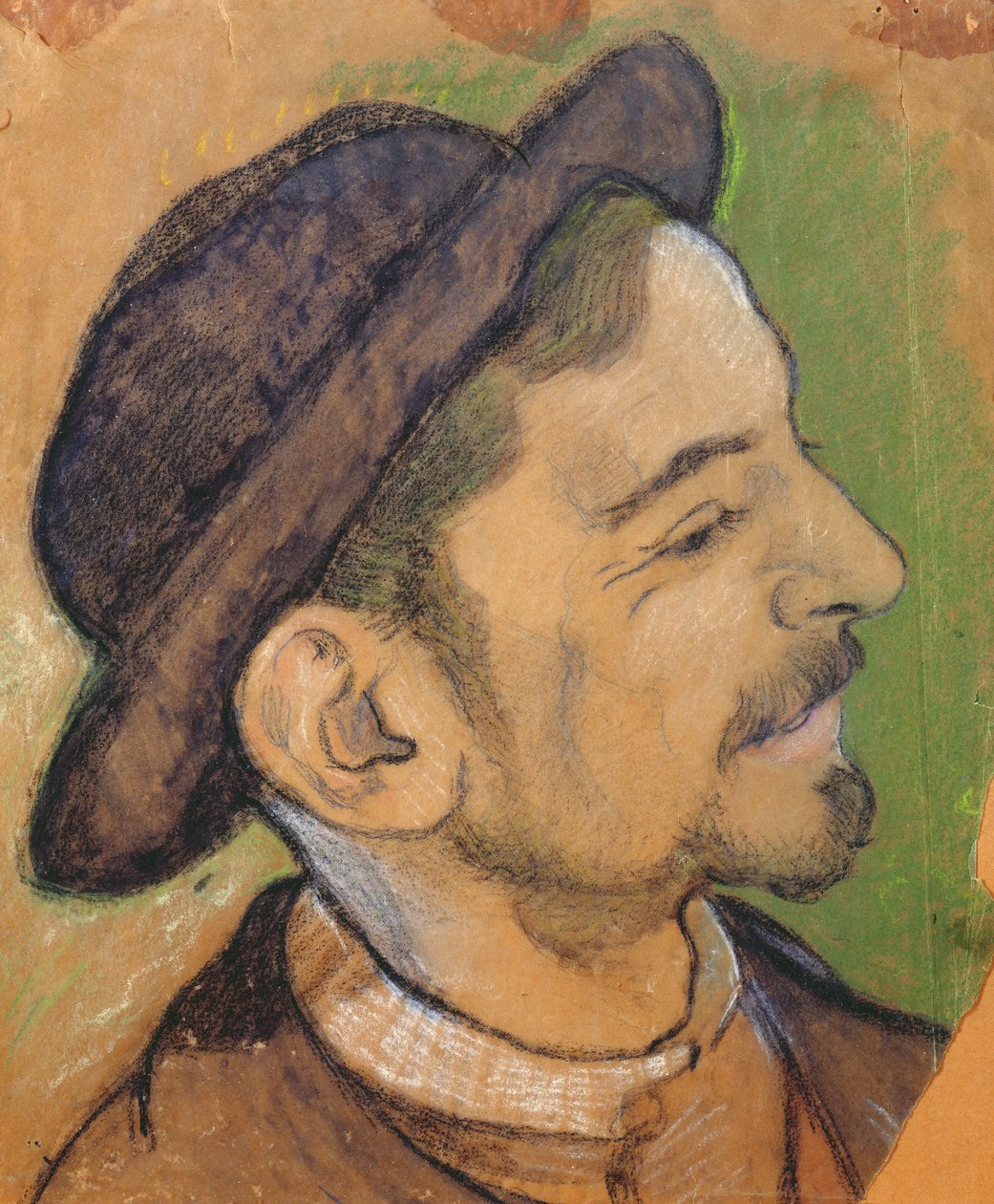 Emile Bernard, 1887 körül (pasztell) alkotó: Louis Anquetin