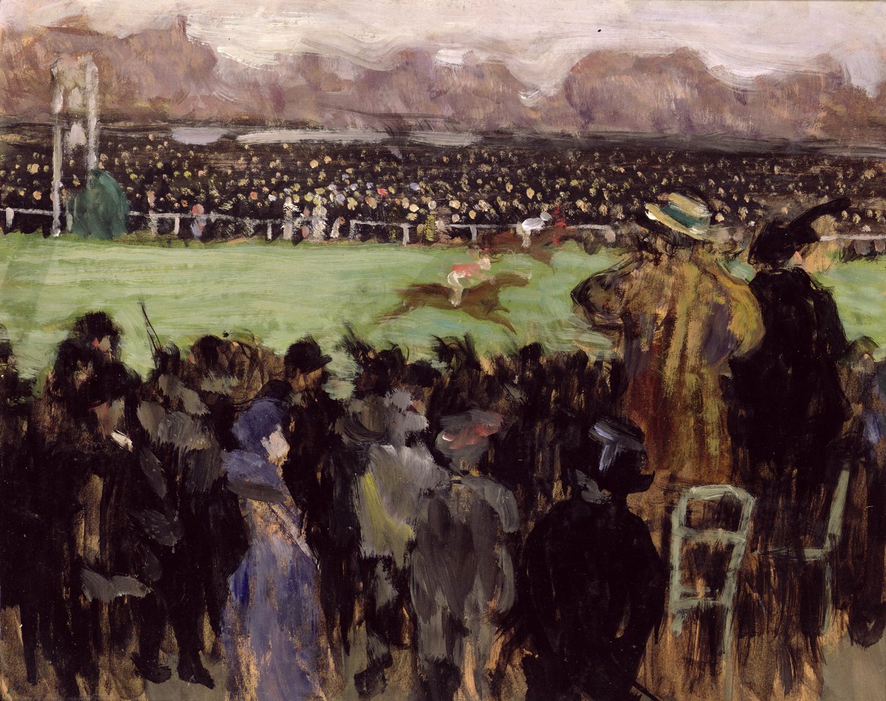 Versenyzés Auteuilban (olaj a papíron) alkotó: Louis Anquetin