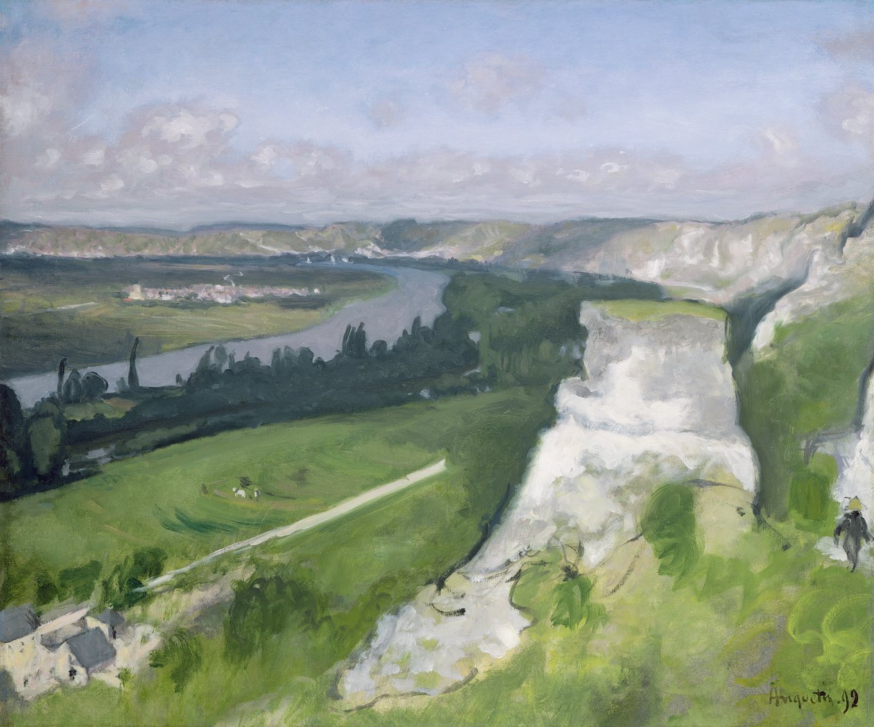 A Szajna Rouen közelében, 1892 alkotó: Louis Anquetin