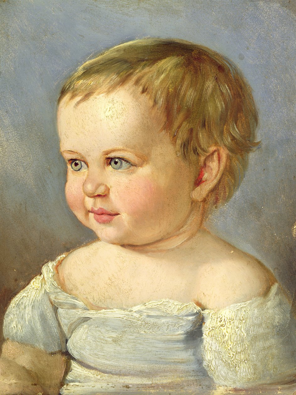 Egy gyermek portréja alkotó: Louis Asher