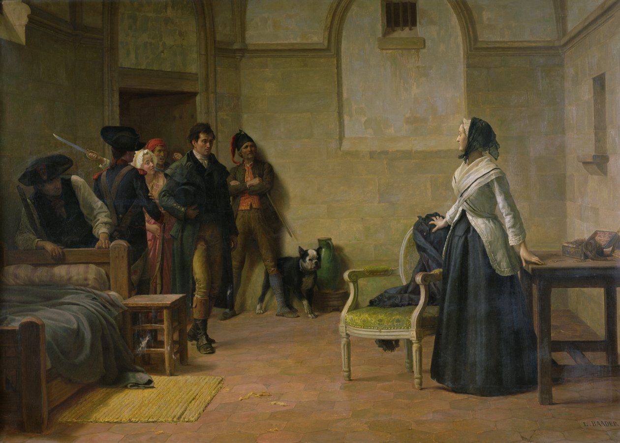 Marie-Antoinette utolsó reggele (1755-93) alkotó: Louis Baader