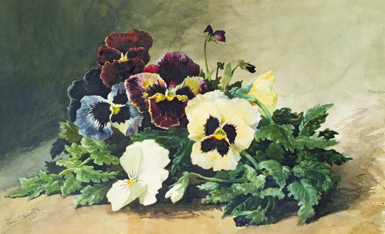 Téli árvácskák, 1884 alkotó: Louis Charles Bombled