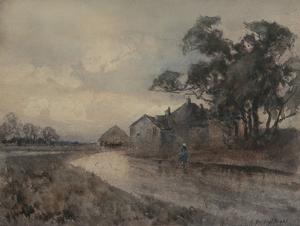 Beacontree Heath, Dagenham közelében, Essex, kb. 1909 (wc) alkotó: Louis Burleigh Bruhl