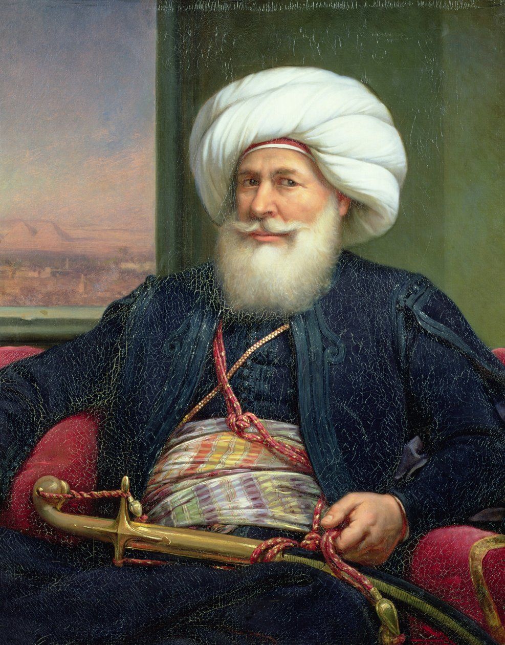 Mehemet Ali (1769-1849), 1840 alkotó: Louis Charles Auguste Couder