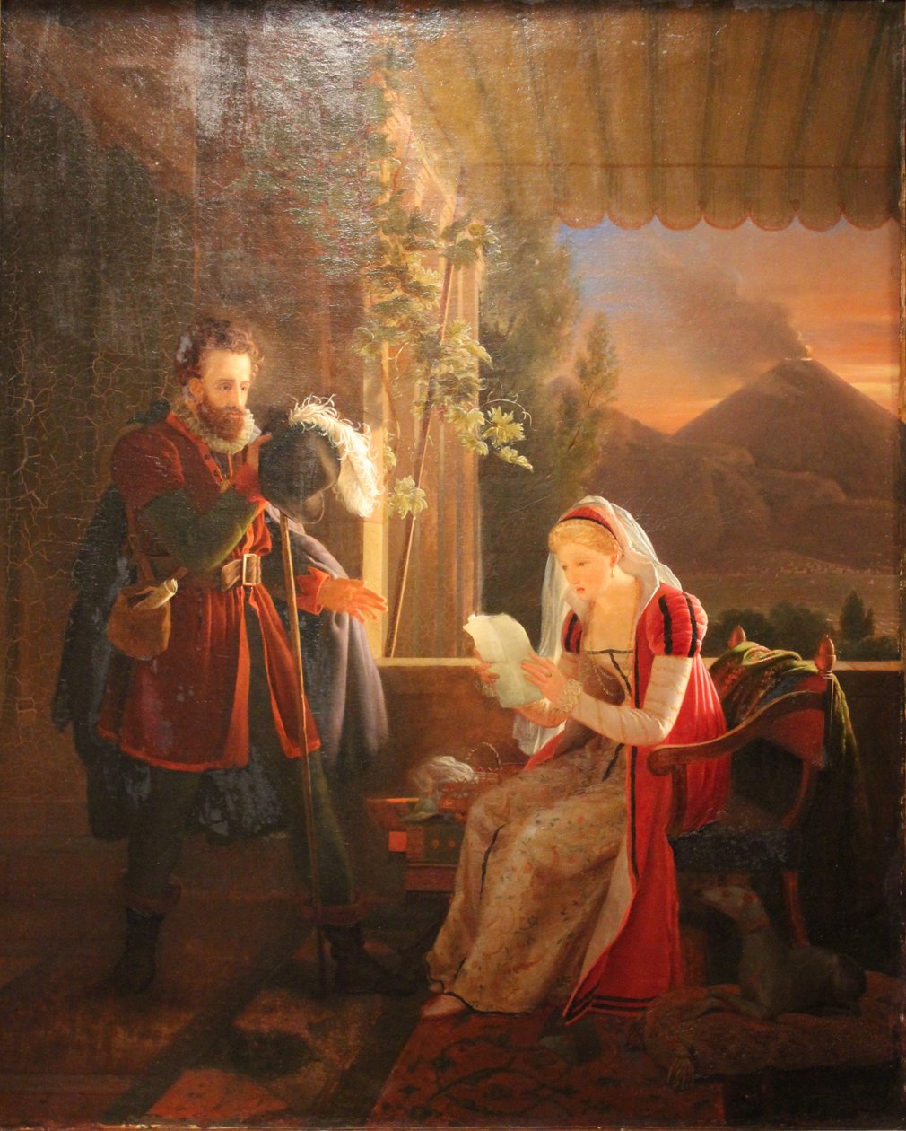 A kupát Cornelia nővérénél Sorrentóban alkotó: Louis Ducis