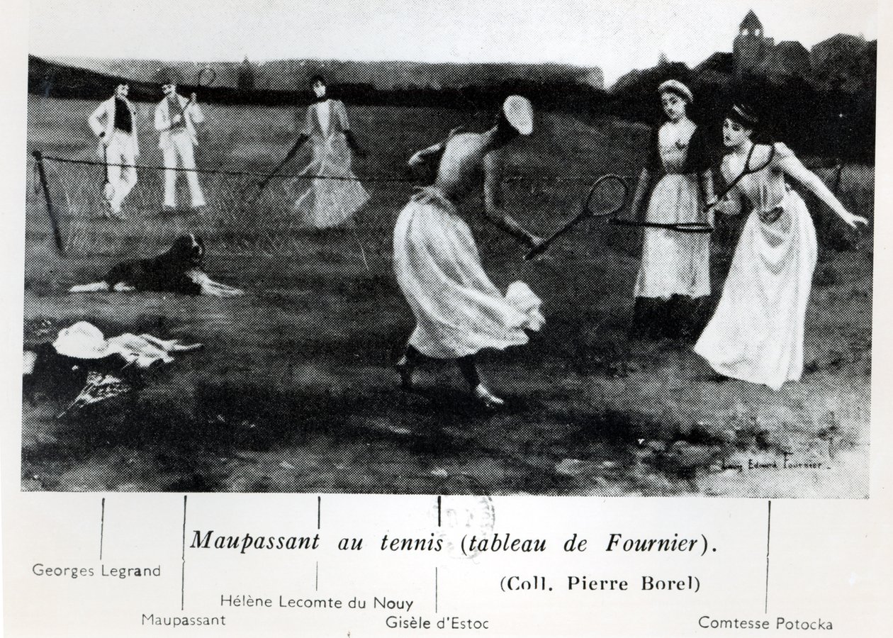 Guy de Maupassant (1850-93) Teniszezés, Pierre Borel "Maupassant et l