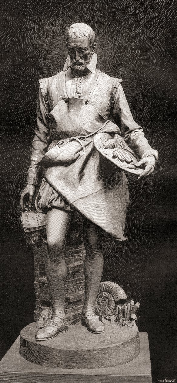 Bernard Palissy, a The Century Magazine, 1887-ben alkotó: Louis Ernest Barrias