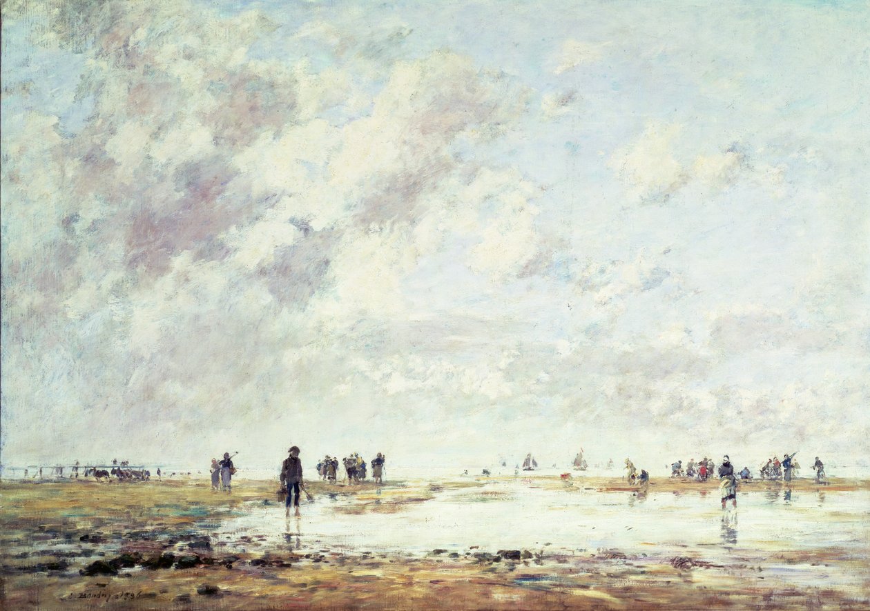 Apály Etaplesnél, 1886 alkotó: Eugene Louis Boudin
