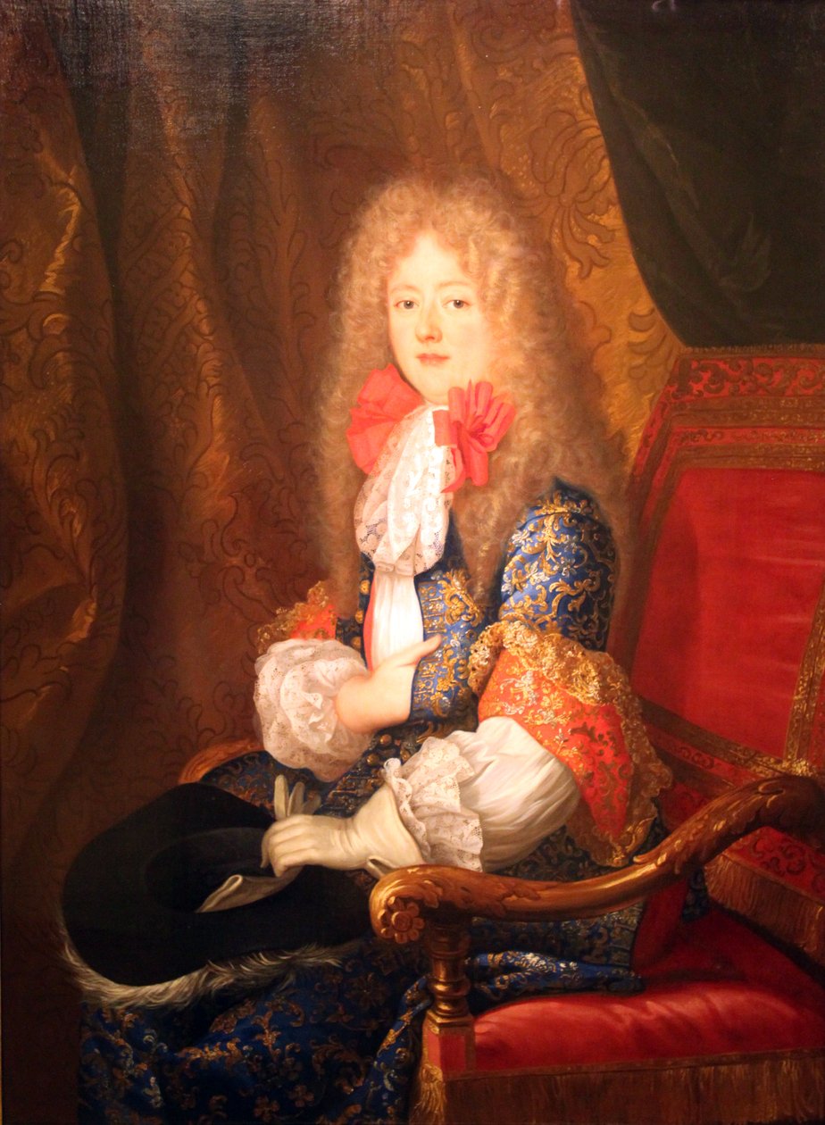 Charlotte pfalzi Erzsébet, Orléans-i hercegnő, vadászruhában alkotó: Louis Ferdinand Elle the Younger
