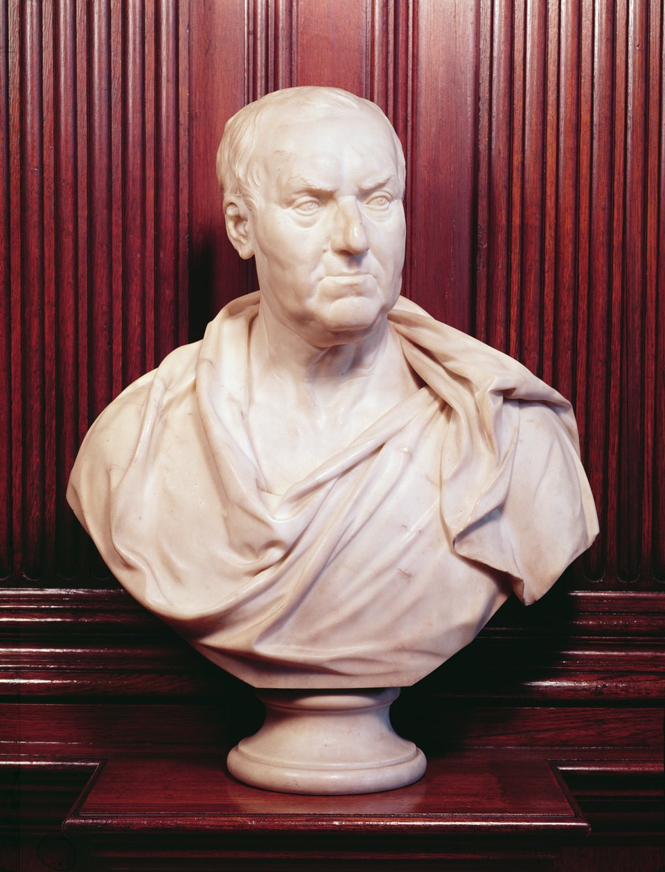 Doktor Richard Mead (1673-1754) arcképe 1740-50 körül (gipsz) alkotó: Louis Francois Roubillac
