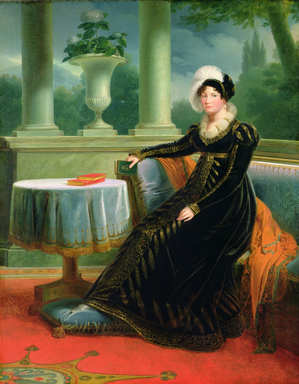 Catherine de Würtemberg (1783-1835) Vesztfália királynője, 1808 körül alkotó: Louis Francois Aubry